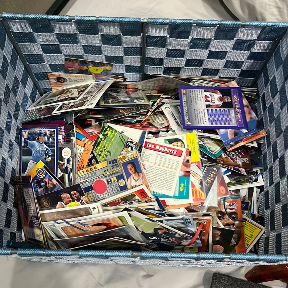 Basketball,football,baseball and hockey lot